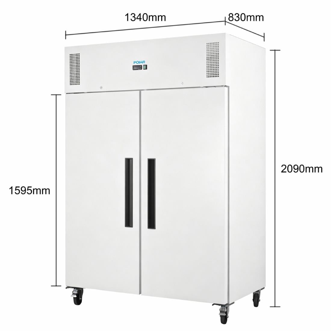 Polar G-Series Upright Double Door Freezer 1152Ltr