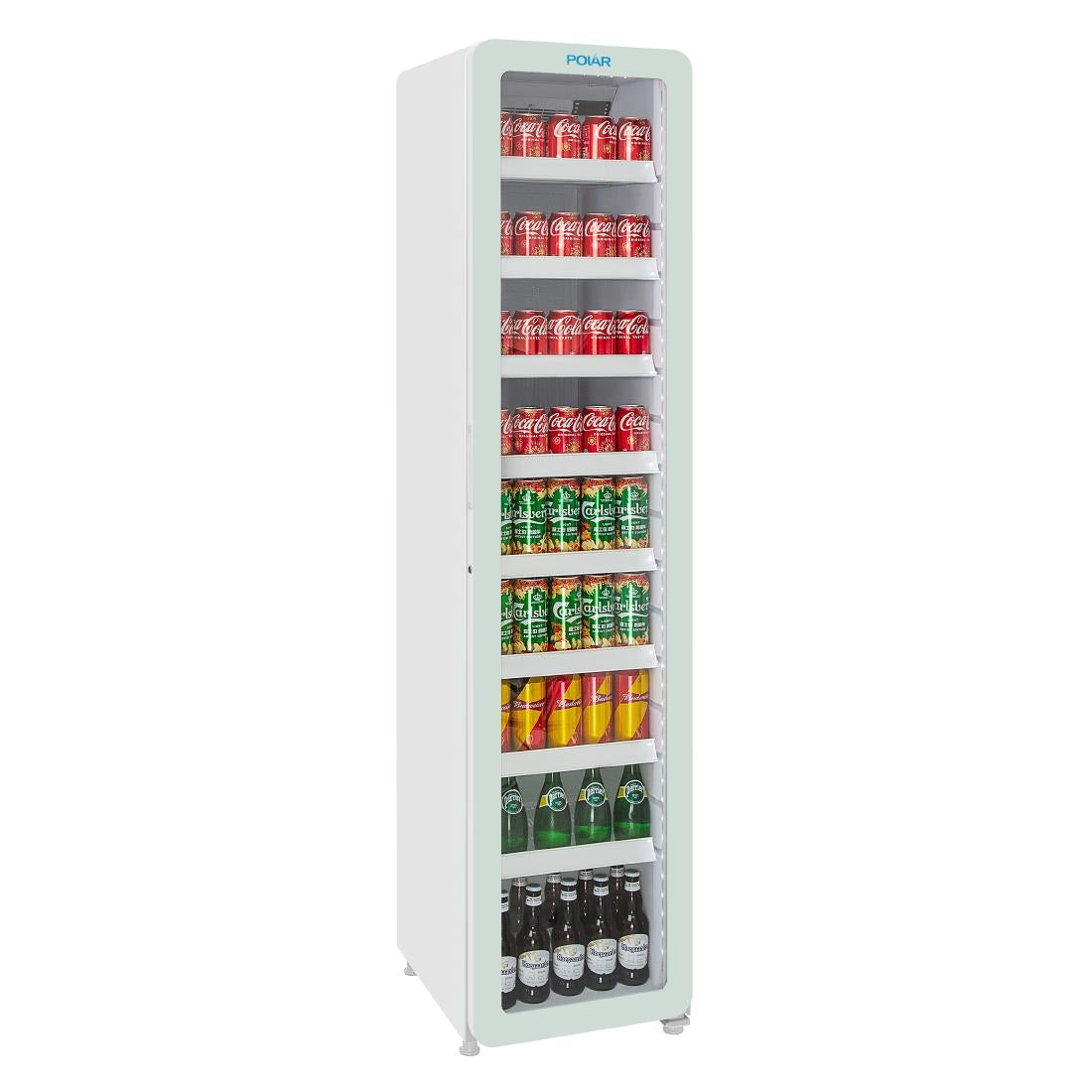 Polar G-Series Slimline Display Fridge White