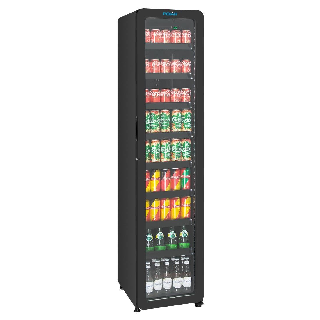 Polar G-Series Slimline Display Fridge Black