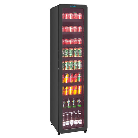 Polar G-Series Slimline Display Fridge Black