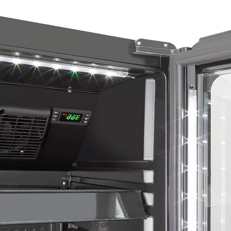 Polar G-Series Slimline Display Fridge Black