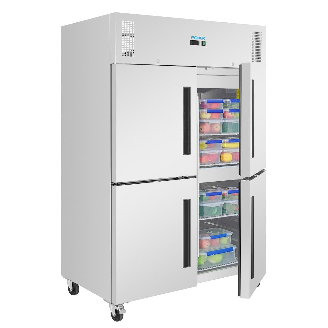 Polar G-Series Upright Double Stable Door Gastro Fridge 1200Ltr