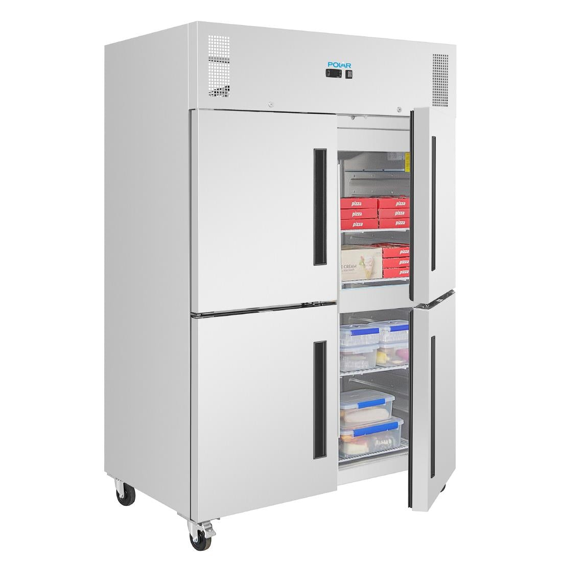Polar G-Series Upright Double Stable Door Gastro Freezer 1200Ltr