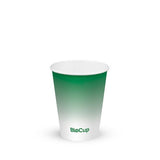Cold Paper Cup - Green - 280ml / 8oz (80mm) - 1,000/ctn - green fade - BioPak commercial catering consumable