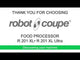 J494 Robot Coupe Food Processor R201XL Ultra