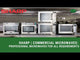 Sharp R-22AT 1500W 20 litre Microwave Oven