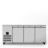 FD359 Williams Jade Slimline 3 Door Freezer Counter 374Ltr LJSC3-SA
