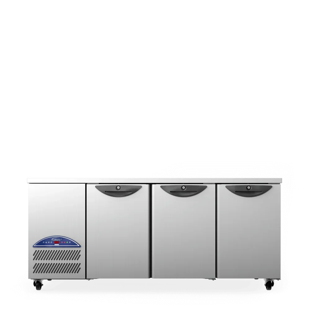 Williams Opal 3 Door 545Ltr Counter Fridge HO3U-SS - JD Catering Equipment Solutions Ltd