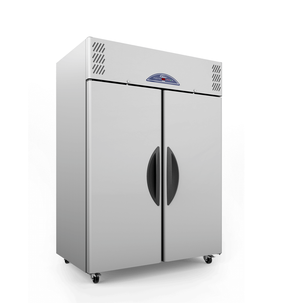 Williams Garnet Double Door Upright Fridge Stainless Steel 1295Ltr HG2T-SS