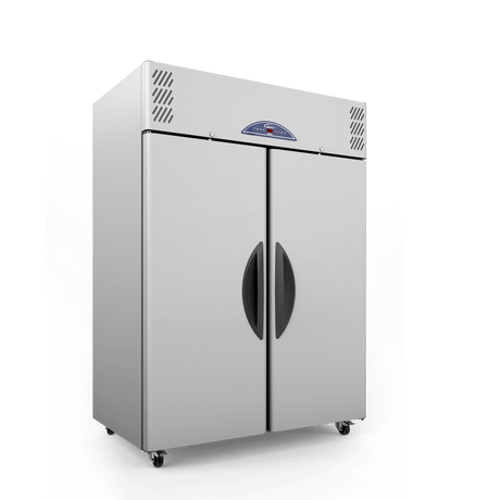 Williams Garnet Double Door Upright Fridge Stainless Steel 1295Ltr HG2T-SS