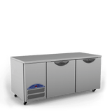 Williams Emerald 2 Door Counter Fridge - HE2U-SS