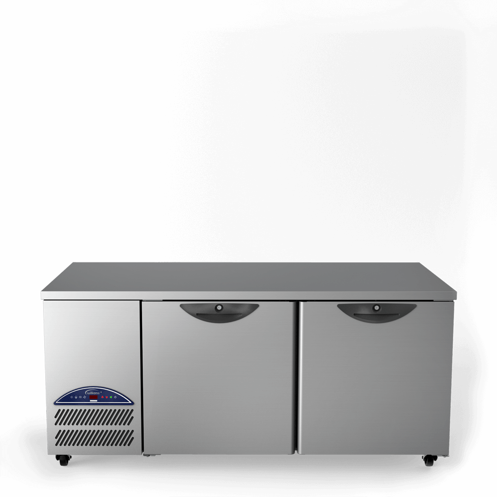 Williams Emerald 2 Door Counter Fridge - HE2U-SS