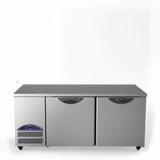 Williams Emerald 2 Door Counter Fridge - HE2U-SS