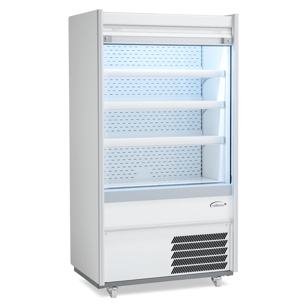 DP476 Williams Slimline R Series Gem Multideck White with Security Shutter Width 960mm R100-WCS