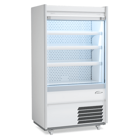 DP476 Williams Slimline R Series Gem Multideck White with Security Shutter Width 960mm R100-WCS