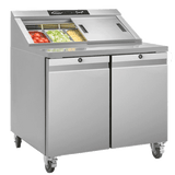 Williams Onyx 2 Door Prep Counter Fridge CPC2-SS
