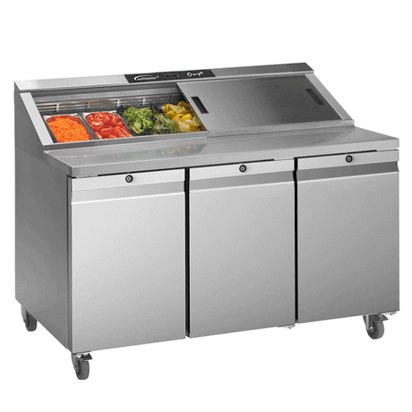 Williams Onyx 3 Door Refrigerated Prep Counter 616Ltr CPC3-SS