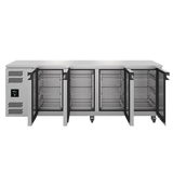 Williams Jade 4 Door 715Ltr Counter Fridge JC4-SA-H - JD Catering Equipment Solutions Ltd