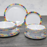 Mirage Carnival Melamine Round Plate 23cm 9 Inch Product code: BC011 (Pack size 48)