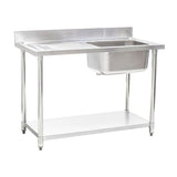 Connecta Single Sink Unit - Left Hand Drainer - 1200mm HEF657