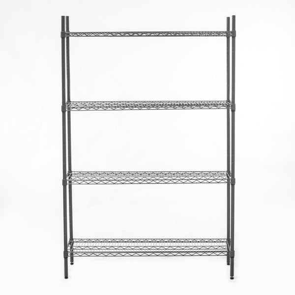 HEF706 Connecta Nylon Wire Shelving Unit - 4 Tier - 1200 x 400 x 1800mm