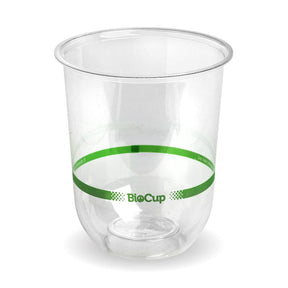 BioCup Tumbler - Clear - 250ml - 1000/ctn - clear - BioPak commercial catering consumable