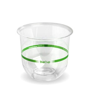 BioCup Tumbler - Clear - 360ml - 1000/ctn - clear - BioPak commercial catering consumable