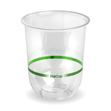 BioCup Tumbler - Clear - 500ml - 1000/ctn - clear - BioPak commercial catering consumable