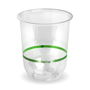 BioCup Tumbler - Clear - 500ml - 1000/ctn - clear - BioPak commercial catering consumable