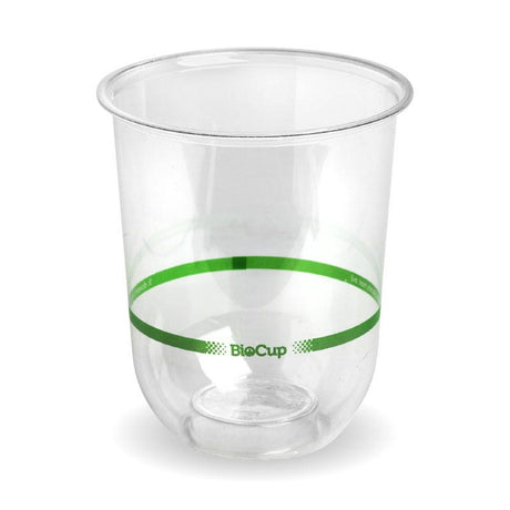 BioCup Tumbler - Clear - 500ml - 1000/ctn - clear - BioPak commercial catering consumable