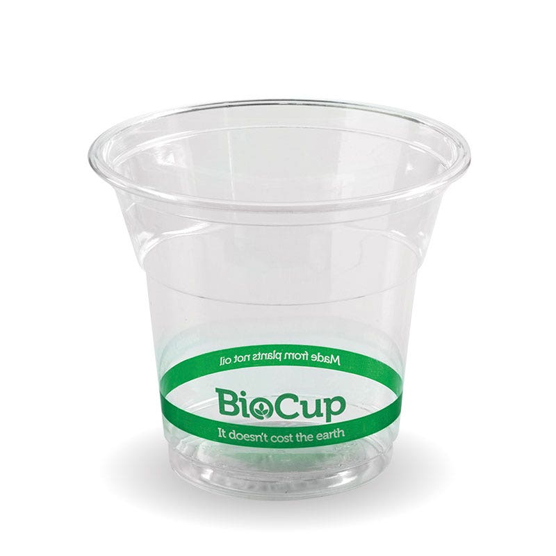 PLA BioCup - Clear - 150ml - 2000/ctn - clear - BioPak commercial catering consumable
