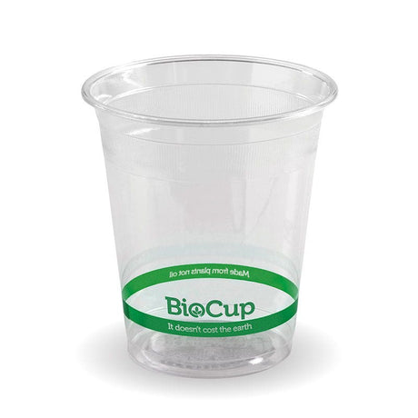 PLA BioCup - Clear - 200ml - 2000/ctn - clear - BioPak commercial catering consumable