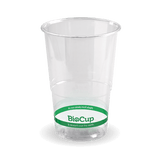 PLA BioCup - Clear - 280ml - 2000/ctn - clear - BioPak commercial catering consumable