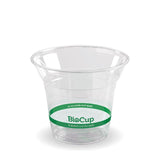 PLA BioCup - Clear - 300ml - 1000/ctn - clear - BioPak commercial catering consumable