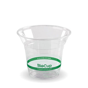 PLA BioCup - Clear - 300ml - 1000/ctn - clear - BioPak commercial catering consumable