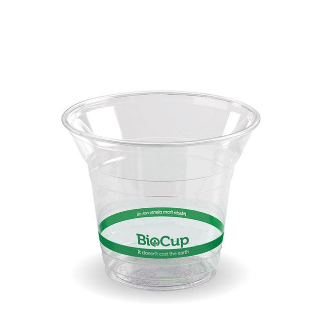 PLA BioCup - Clear - 300ml - 1000/ctn - clear - BioPak commercial catering consumable