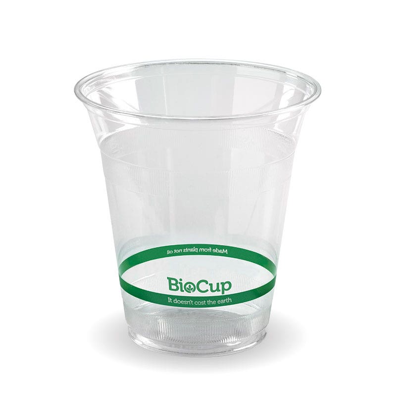 PLA BioCup - Clear - 360ml - 1000/ctn - clear - BioPak commercial catering consumable