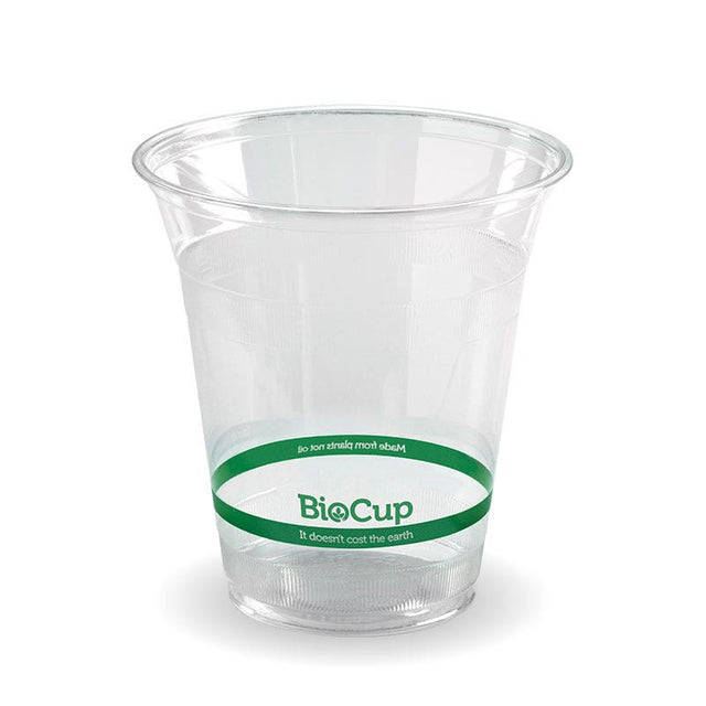 PLA BioCup - Clear - 360ml - 1000/ctn - clear - BioPak commercial catering consumable