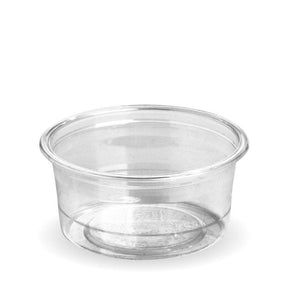 PLA Sauce BioCup - Clear - 90ml - 2000/ctn - clear - BioPak commercial catering consumable