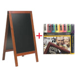 S262 SPECIAL OFFER Securit Large Pavement Board And 8 Zig Posterman Pens