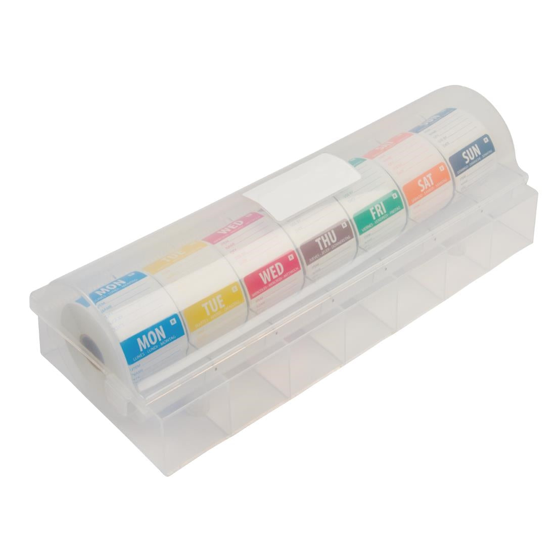 S811 Removable Colour Coded Food Labels with 2" Dispenser