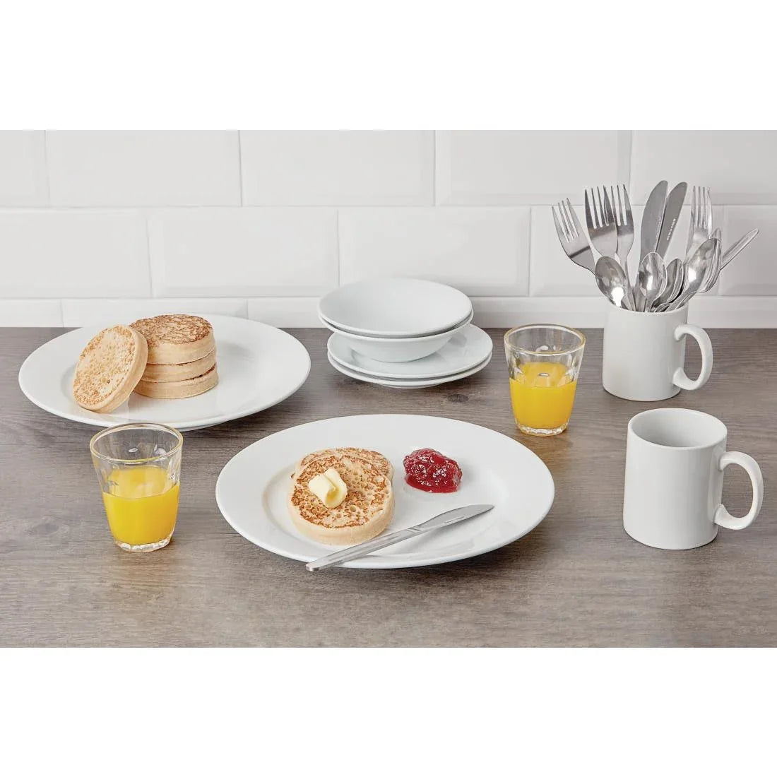 SA460 Student Accommodation Crockery and Cutlery Set - JD Catering Equipment Solutions Ltd