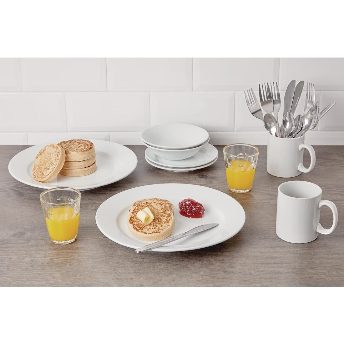 Olympia Athena Mugs 280ml (4 Pack)
