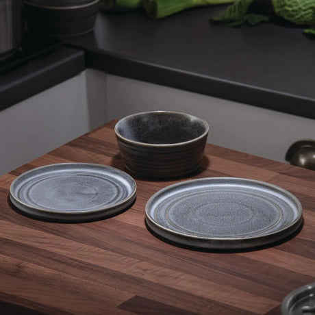 SA623 Olympia Cavolo Serve Like A Pro 18-Piece Charcoal Dusk Dinner Set - JD Catering Equipment Solutions Ltd