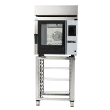 SA773 Buffalo Freestanding Smart Touchscreen Compact Combi Oven Â 6 x GN 1/1 with Installation Kit and Extraction Hood