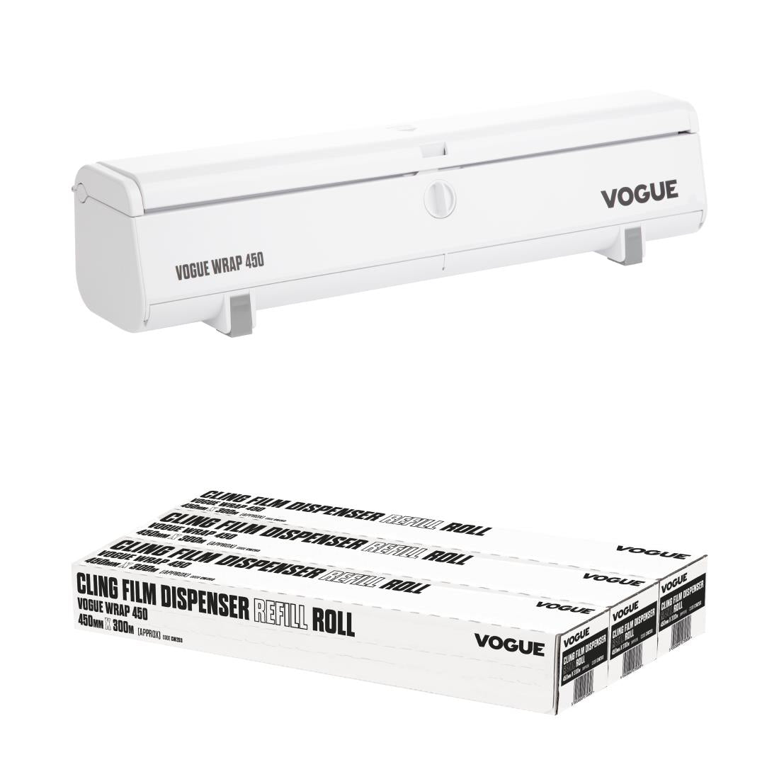 SA777 Vogue Wrap 450 Cling Film Dispenser Bundle