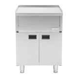 SA812 - Buffalo 600 Series Neutral Prep Counter with Cupboard 600mm