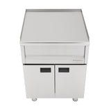 SA812 - Buffalo 600 Series Neutral Prep Counter with Cupboard 600mm