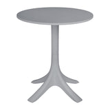 SA831 Bolero Lorenzo 700mm Round Café Table - Medium Grey
