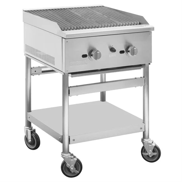 SA834 Buffalo Freestanding Gas Chargrill 600mm Width: 604mm. Two burners